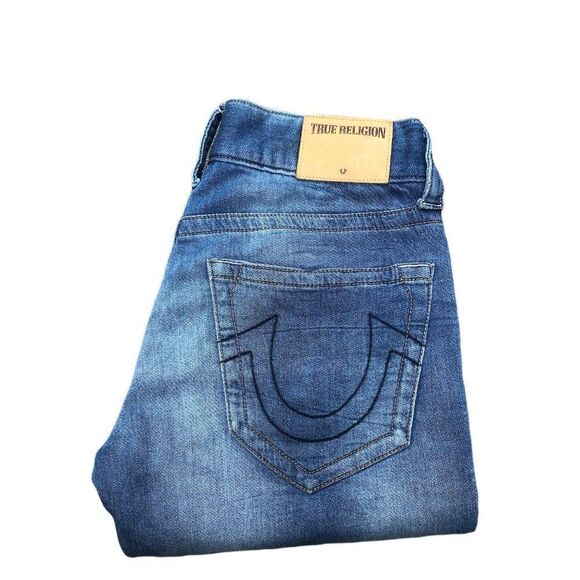 True Religion Jeans Size 28 GENO Slim Blue - Picture 8 of 8